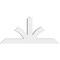 Ekena Millwork Richland Architectural Grade PVC Gable Bracket, 72"W x 33"H x 6"D x 6"F, 11/12 Pitch GBP072X33X0606RIC00 - alternate 5